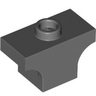 Lego část oblouku 1x2, tmavě modro šedá (6292417)